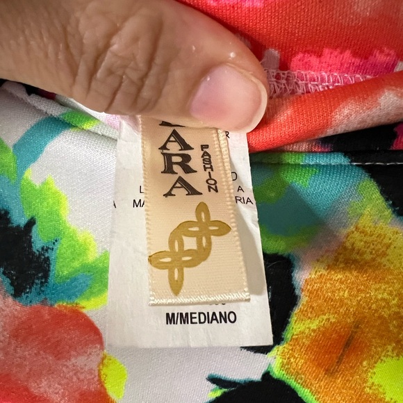 LARA Floral A-Line Skirt - Multicolor - Picture 4 of 5